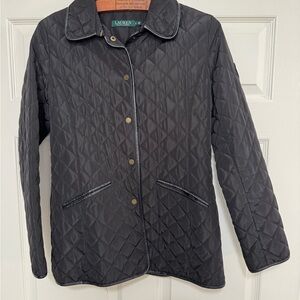 Ralph Lauren Black Quilted Jacket for Women